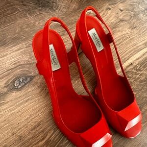 MaxMara Bold Red Heels